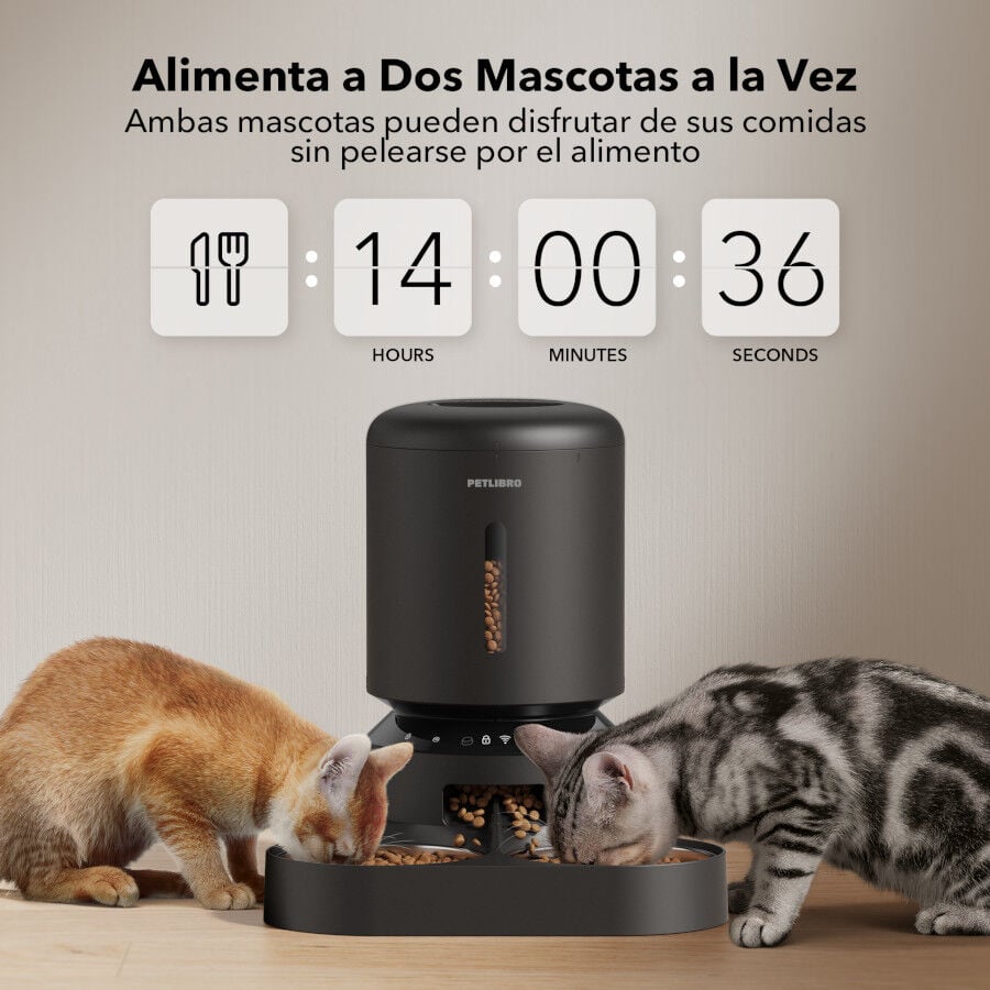 Petlibro Granary Comedero Autom&aacute;tico con Doble Bandeja para perros y gatos, , large indicador imagen numero 2