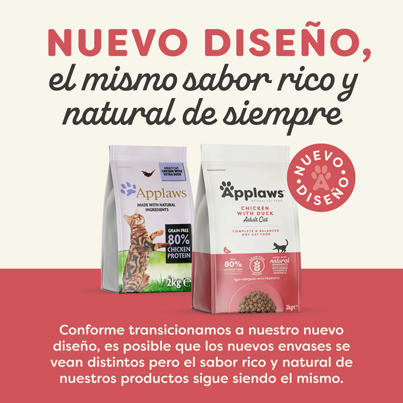 7.5 kg Applaws Pollo y Pato pienso para gatos, , large Imagen numero 2