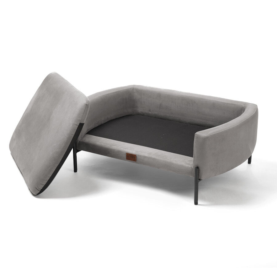 Leeby sof&aacute; elevado gris para perros, , large Imagen numero 5