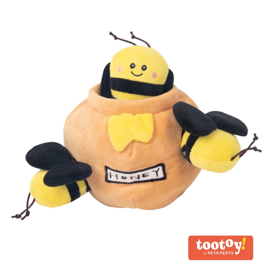Tootoy! Comfort Honey & Bees Cuddler Yellow Peluche Gigante para perros, , large Imagen numero 1