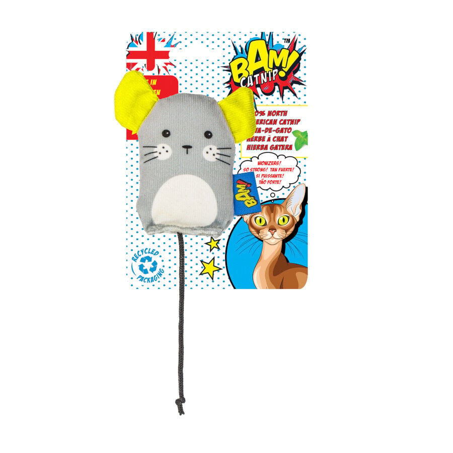 BAM! Peluche de Rat&oacute;n con Catnip para gatos, , large Imagen numero 8