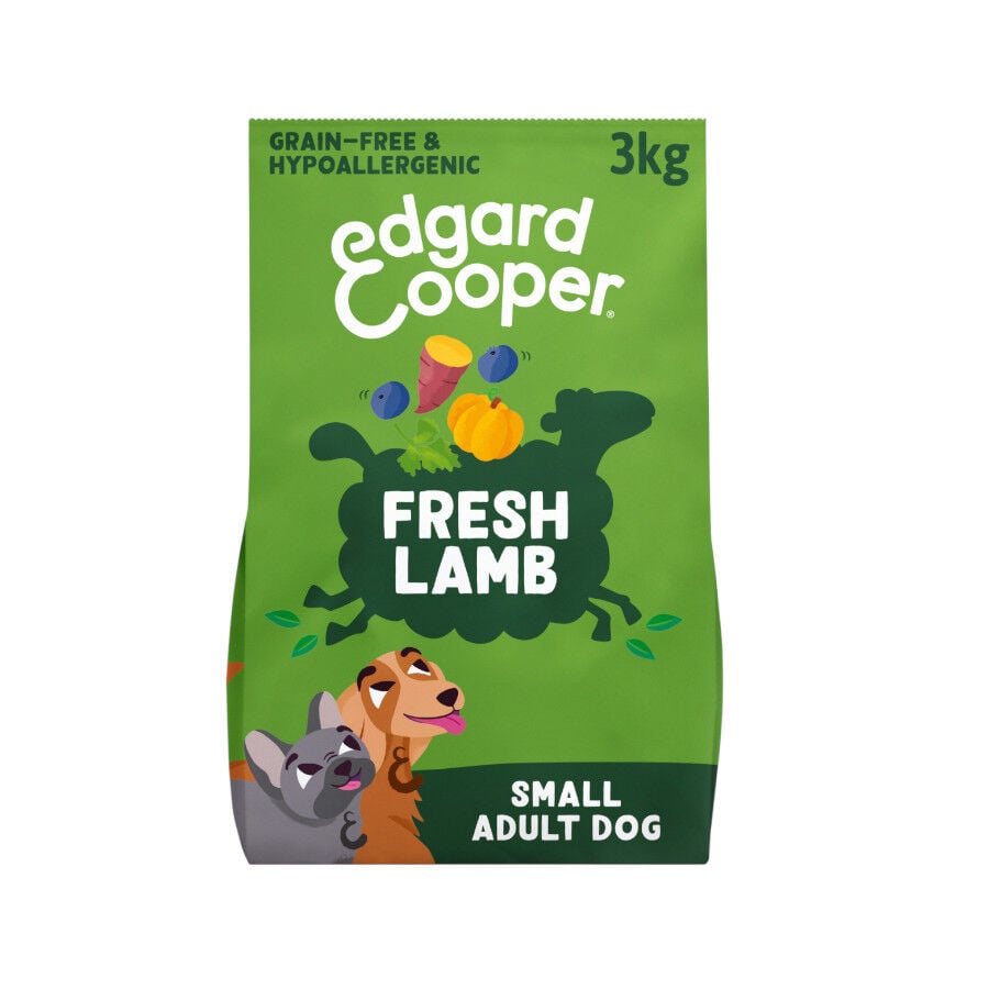 Edgard & Cooper Small Adult Pienso Hipoaleg&eacute;nico Cordero para perros