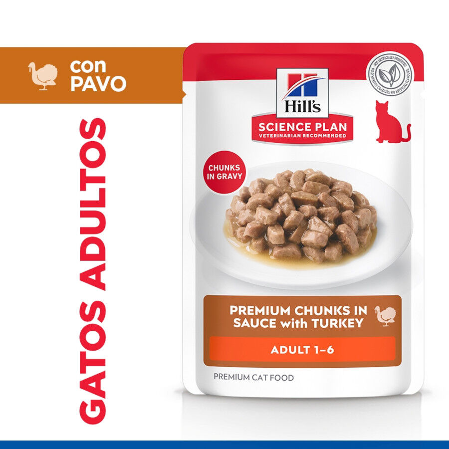 85 g Hill's Science Plan Adult Pavo sobre para gatos, , large indicador imagen numero 3