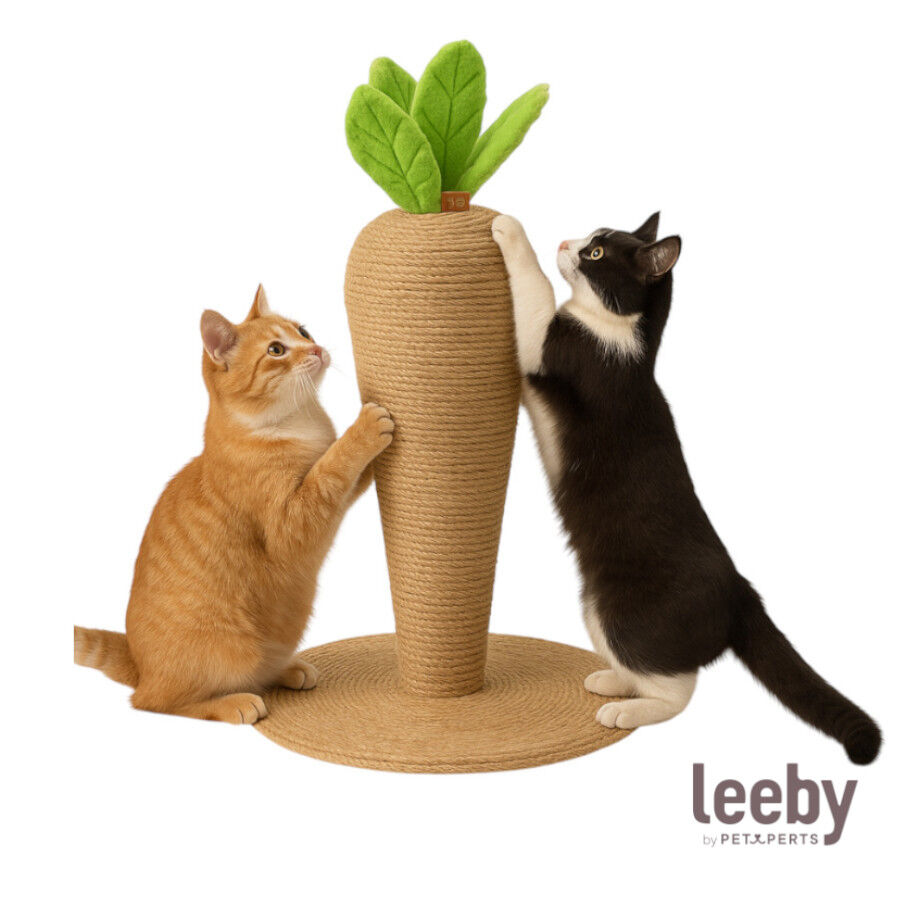 Leeby Carlos zanahoria rascador de yute para gatos, , large Imagen numero 1