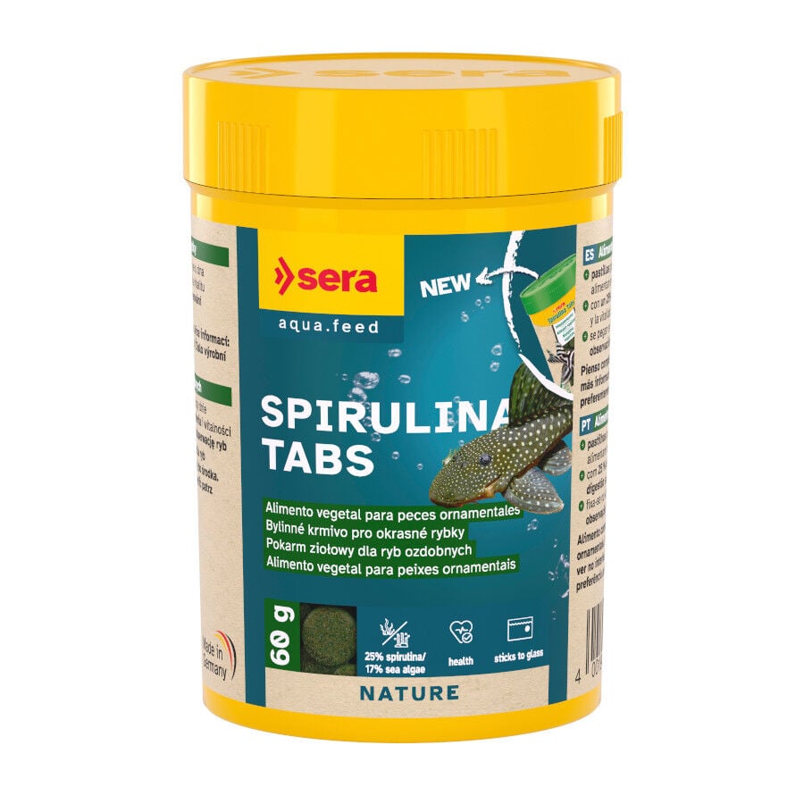 Sera Spirulina Tabs Nature alimento para peces indicador imagen numero 1
