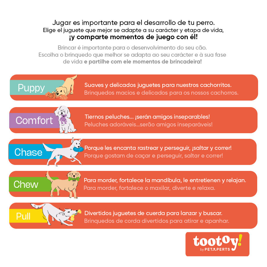 Tootoy! Chew Dental Bone Bacon mordedor para perros, , large Imagen numero 6