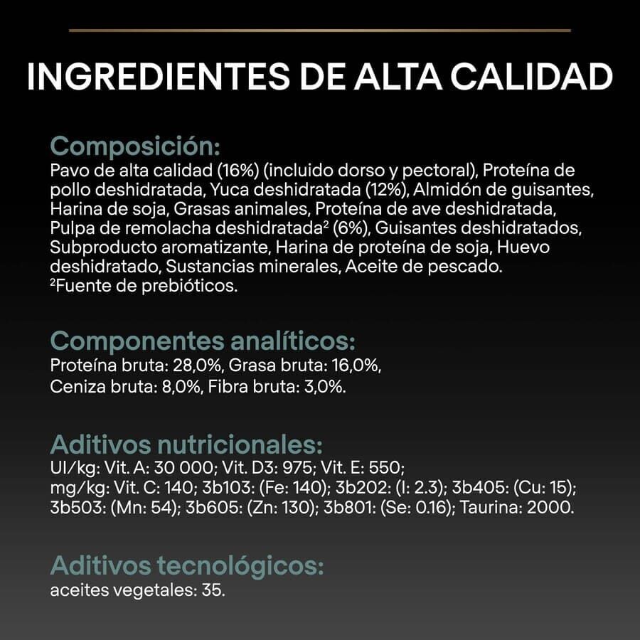 12 kg Pro Plan Adult Medium y Large Digesti&oacute;n Pavo pienso para perros, , large indicador imagen numero 4