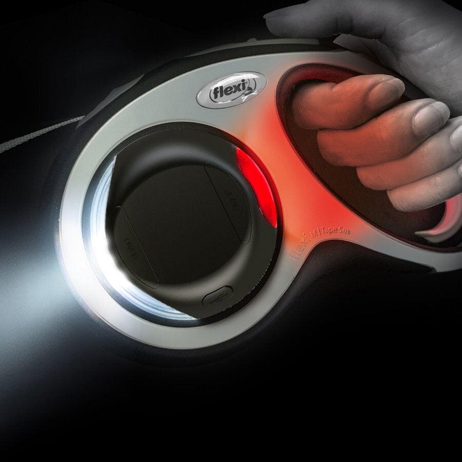 Flexi Literna de Luz led negra para correas, , large Imagen numero 3
