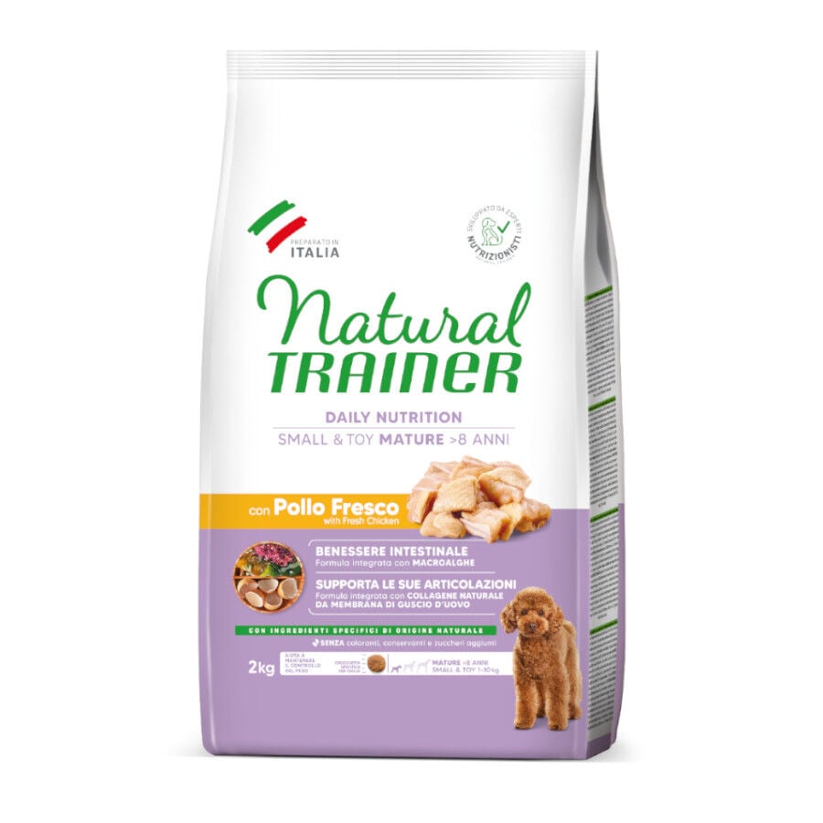 2 kg Natural Trainer Mature Small&Toy Pollo pienso para perros, , large indicador imagen numero 1