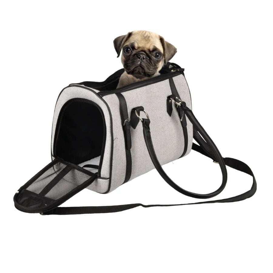 Flamingo Tatjana Bolsa Transport&iacute;n Gris para perros, , large indicador imagen numero 1