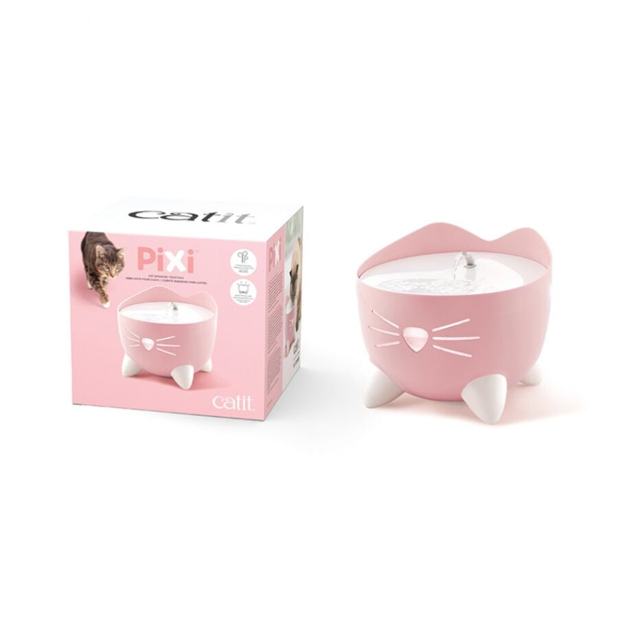 Catit PIXI Fuente Bebedero Rosa para gatos, , large Imagen numero 1