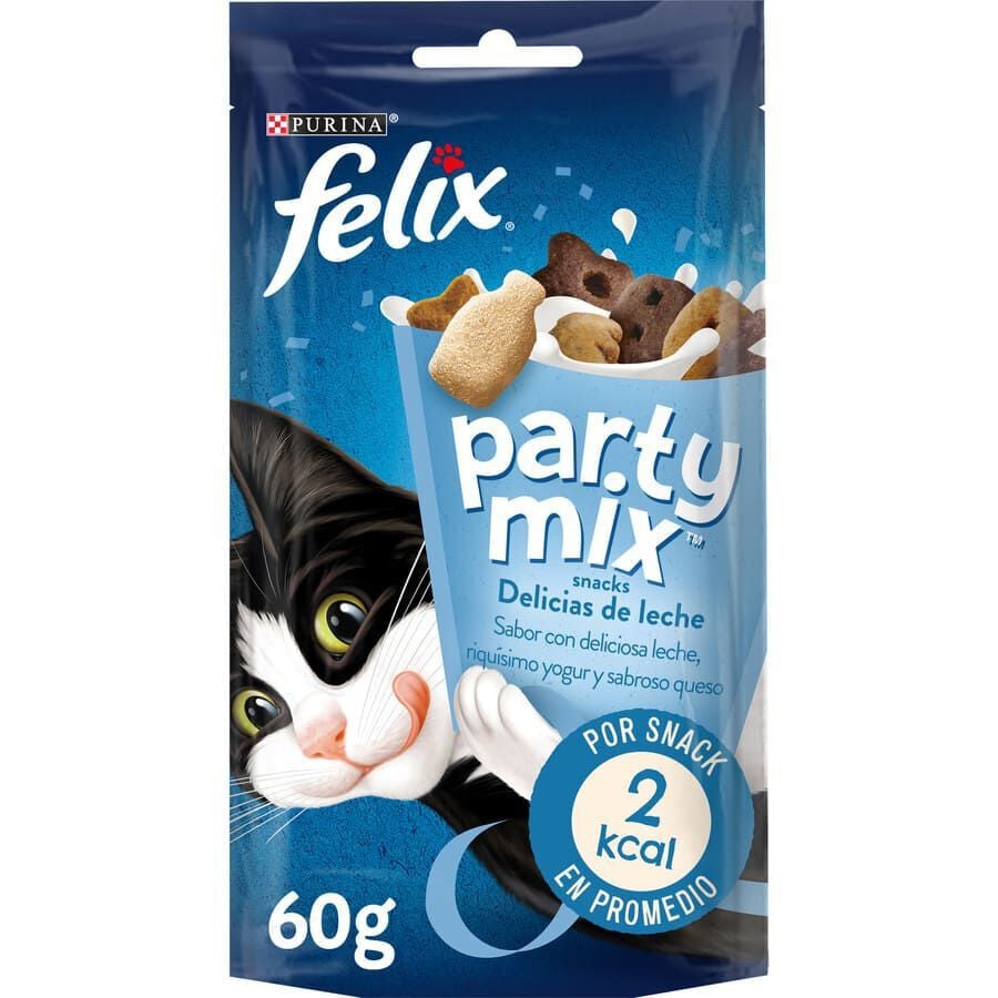 60 g Felix Party Mix Bocaditos de Leche para gatos, , large indicador imagen numero 1