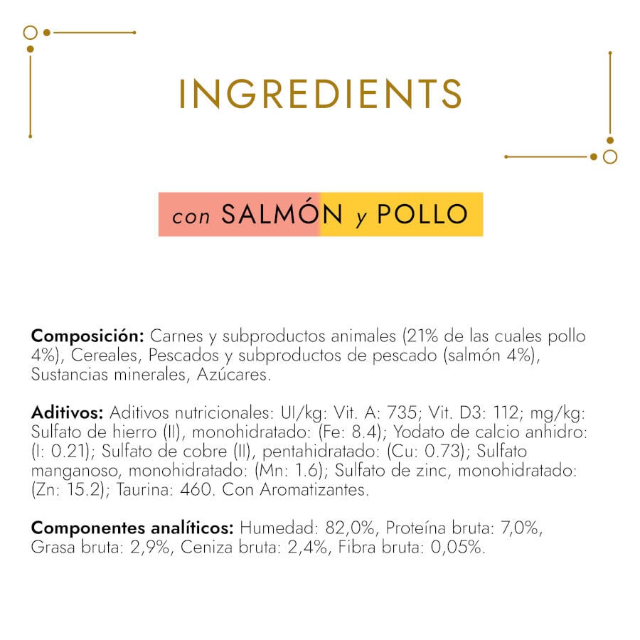 85 g Gourmet Gold Bocaditos Salm&oacute;n y Pollo para gatos, , large indicador imagen numero 4