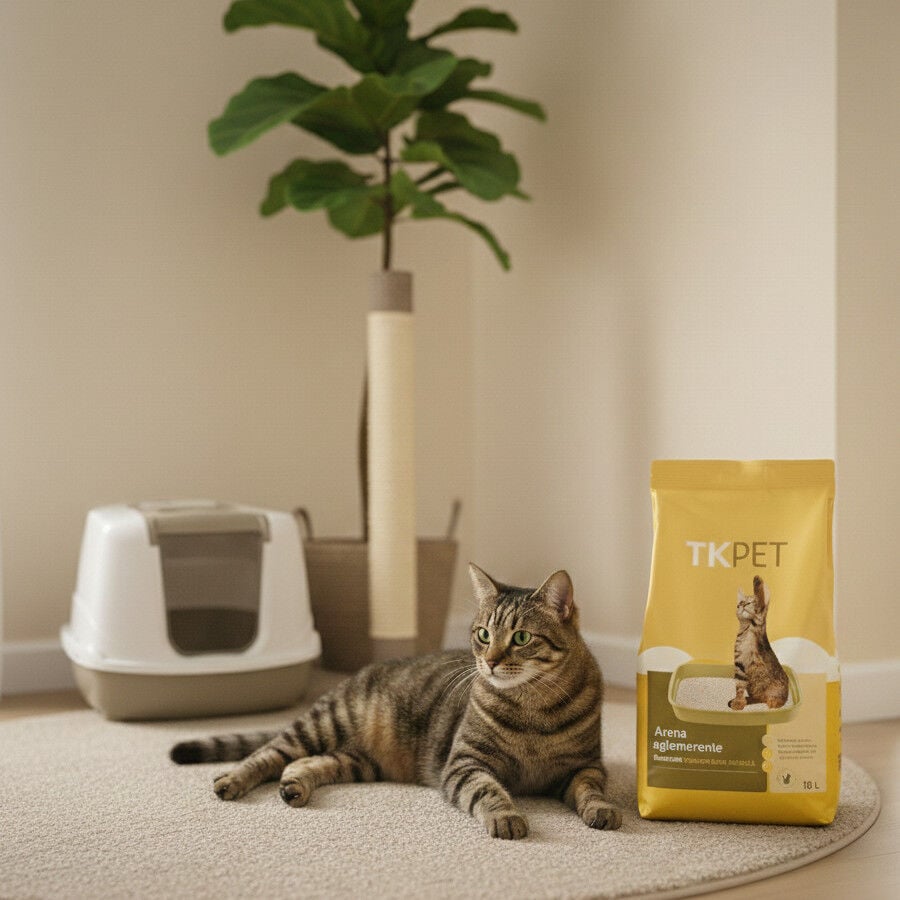 10 L TK-Pet Arena Aglomerante Bentonita y Marsella para gatos, , large indicador imagen numero 2
