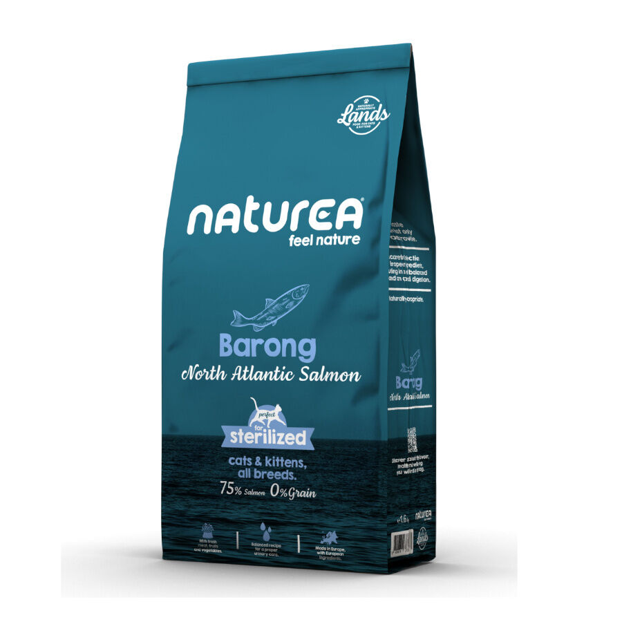 5.5 kg Naturea Lands Barong Salm&oacute;n del Atl&aacute;ntico Norte pienso para gatos, , large Imagen numero 1
