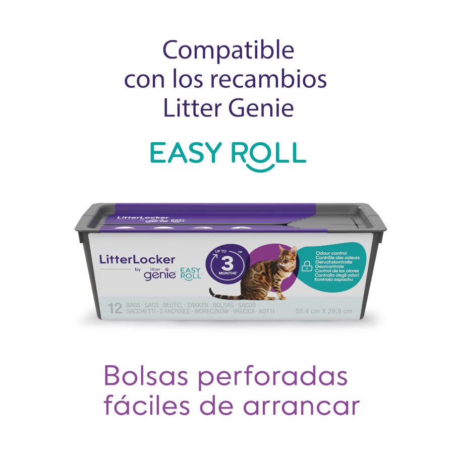 Litter Genie Recambio Bolsas Easy Roll para gatos, , large indicador imagen numero 2