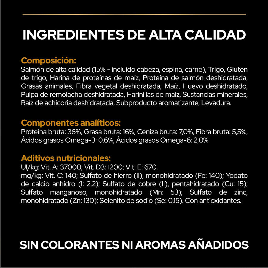 3 kg Pro Plan Adult OptiDerma Salm&oacute;n pienso para gatos, , large Imagen numero 4