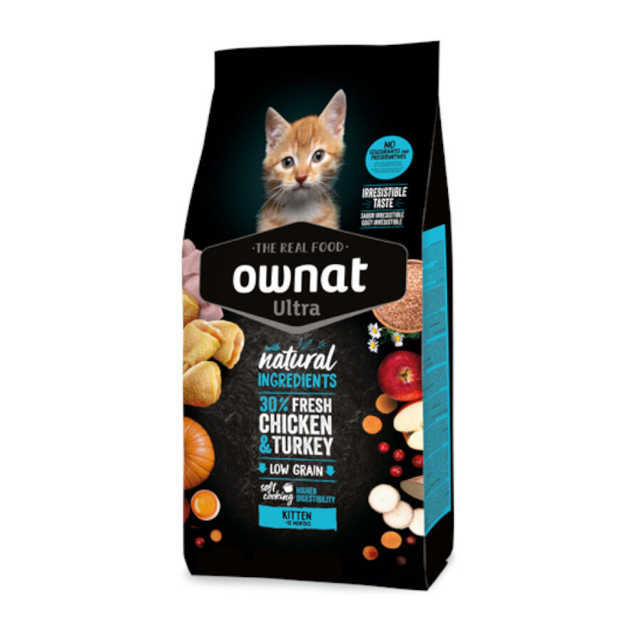 Ownat Ultra Kitten Pienso Pollo y Pavo para gatos, , large Imagen numero 1