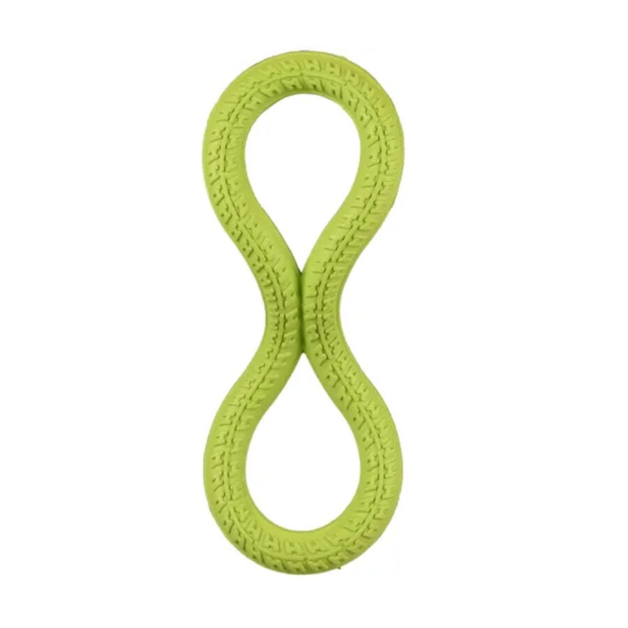 Flamingo Aiko Juguete de Goma Verde para perros