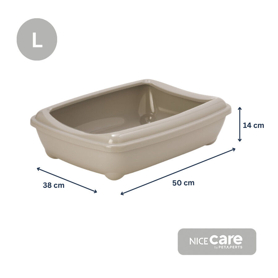 Nice Care Bandeja Sanitaria Beige para gatos , , large Imagen numero 3