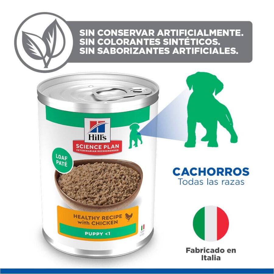370 g Hill's Science Plan Puppy pollo lata para perros, , large indicador imagen numero 4