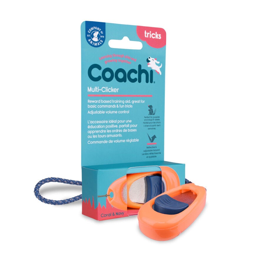 Coachi clicker de adiestramiento naranja para perros, , large Imagen numero 2