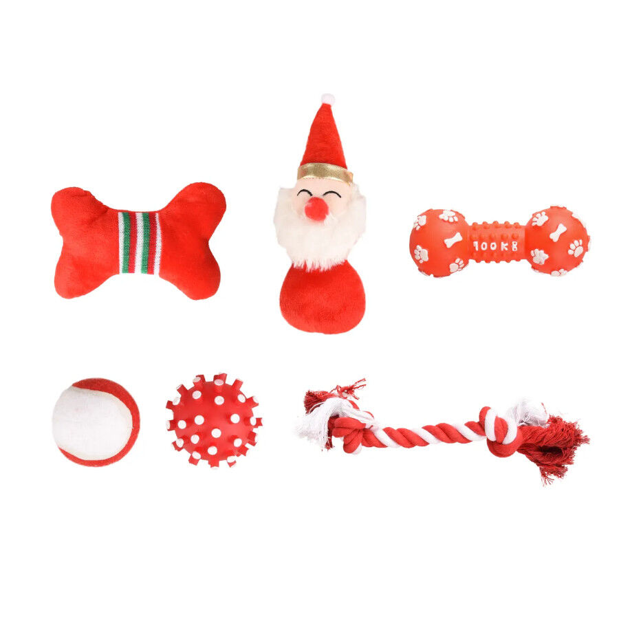 Flamingo Surtido Navidad juguetes para perros - Pack, , large Imagen numero 1