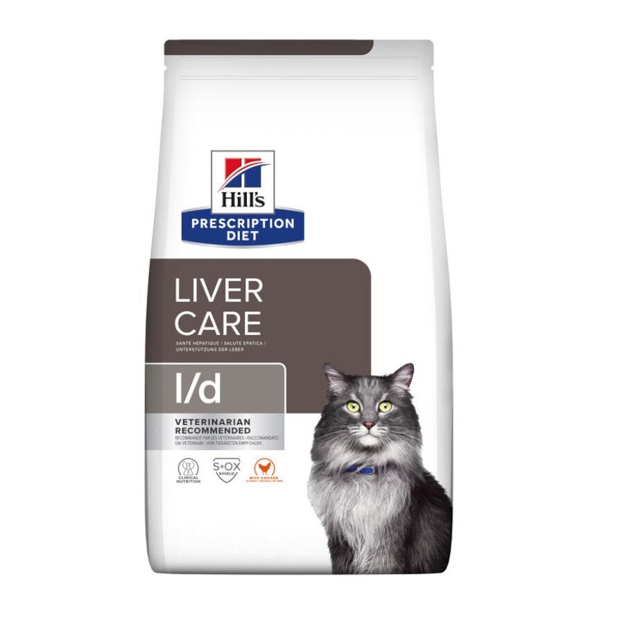 1.5 kg Hill's Prescription Diet Liver Care l/d Pollo pienso para gatos, , large indicador imagen numero 2