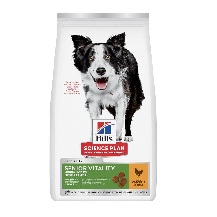 Hill's Science Plan Youthful Vitality Medium Adult Pollo&nbsp;pienso para perros