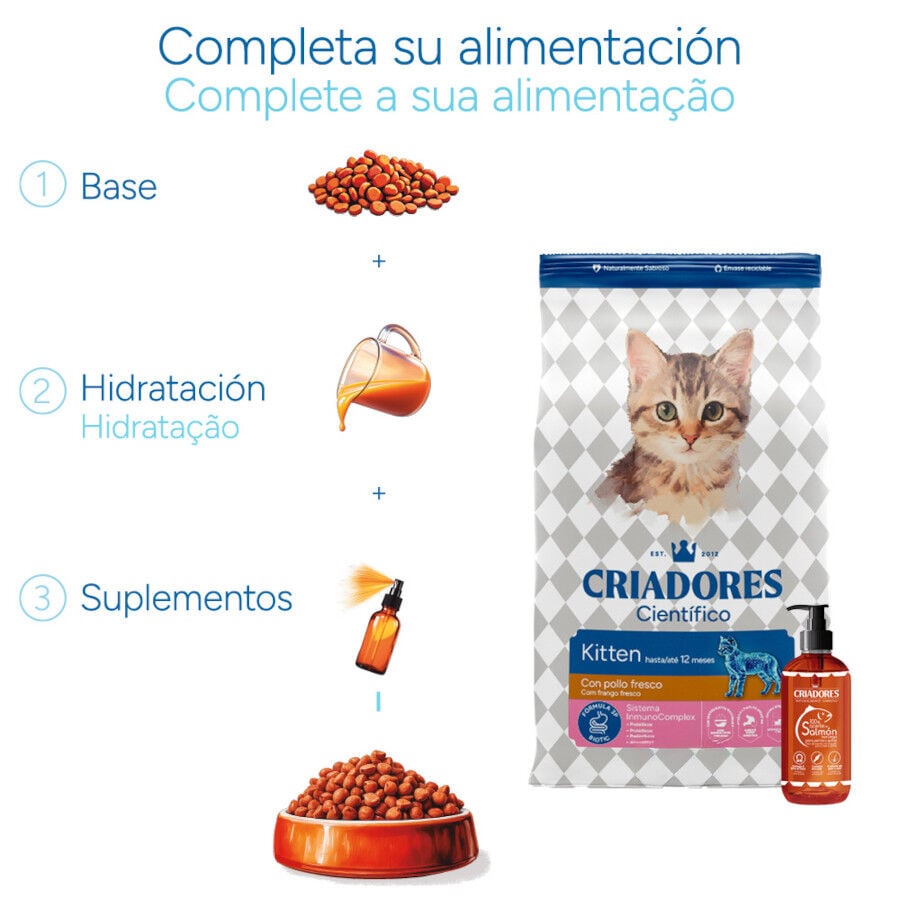 2 kg Criadores Cient&iacute;fico Kitten pollo pienso para gatos&nbsp;, , large Imagen numero 8