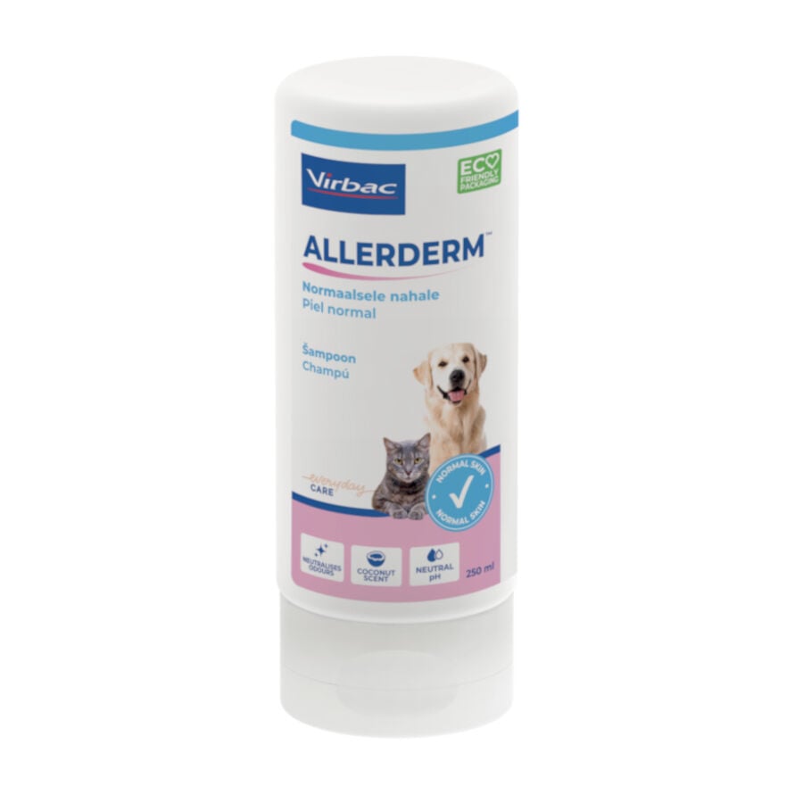 Virbac Allerderm Champ&uacute; Piel Normal para perros y gatos, , large indicador imagen numero 1