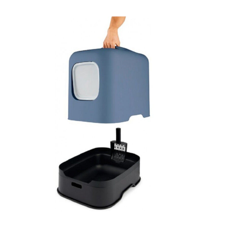 Rotho Biala Eco Arenero Azul para gatos, , large Imagen numero 2