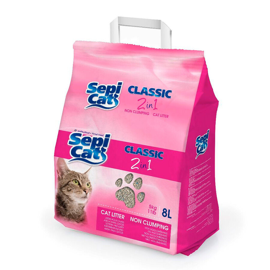 Sepicat Classic 2 en 1 arena absorbente para gatos, , large Imagen numero 1