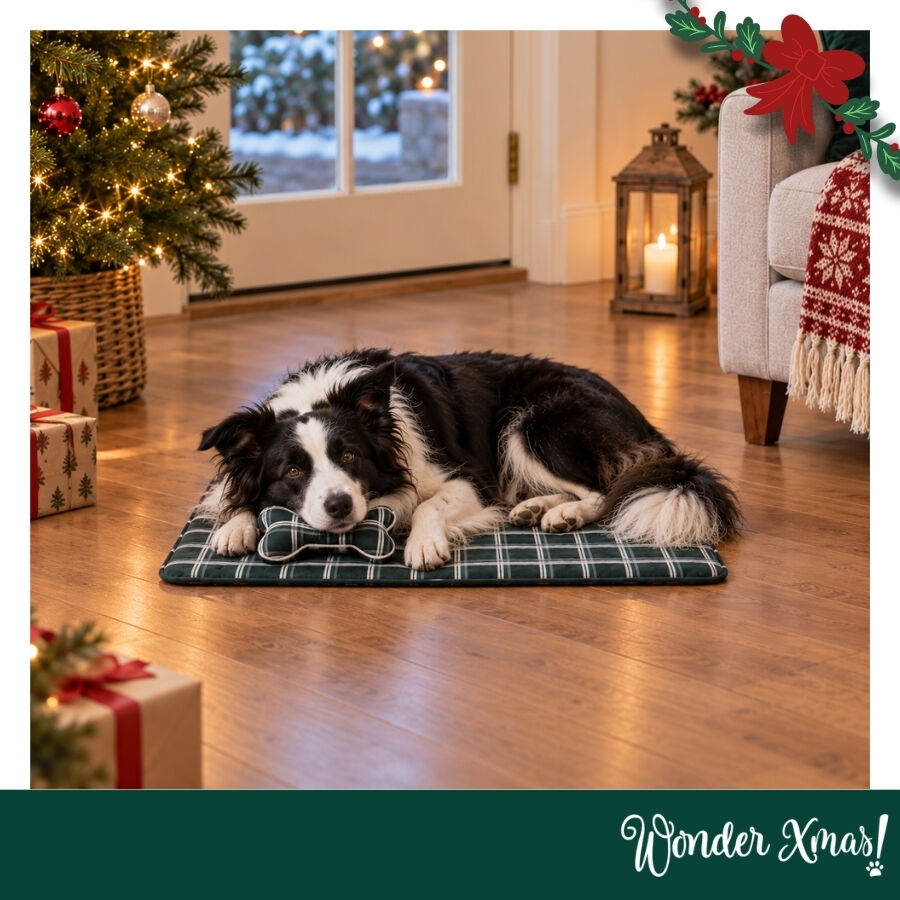 Wonder Christmas Set Manta y Cojin Hueso para perros, , large indicador imagen numero 2