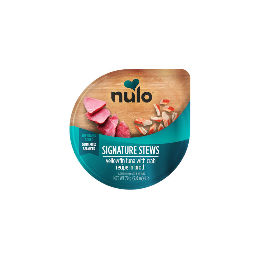 79 g Nulo Signature Stews At&uacute;n con Cangrejo Tarrina para gatos, , large Imagen numero 1
