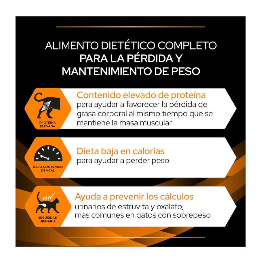 10 uds. x 85 g Pro Plan Veterinary Diets Obesity Pollo sobre para gatos, , large indicador imagen numero 3