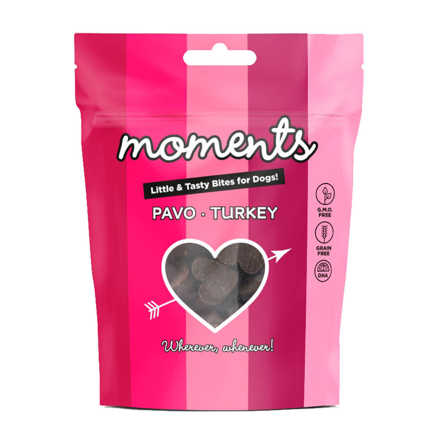 Moments snacks para perro pavo 60 gr Imagen numero 1