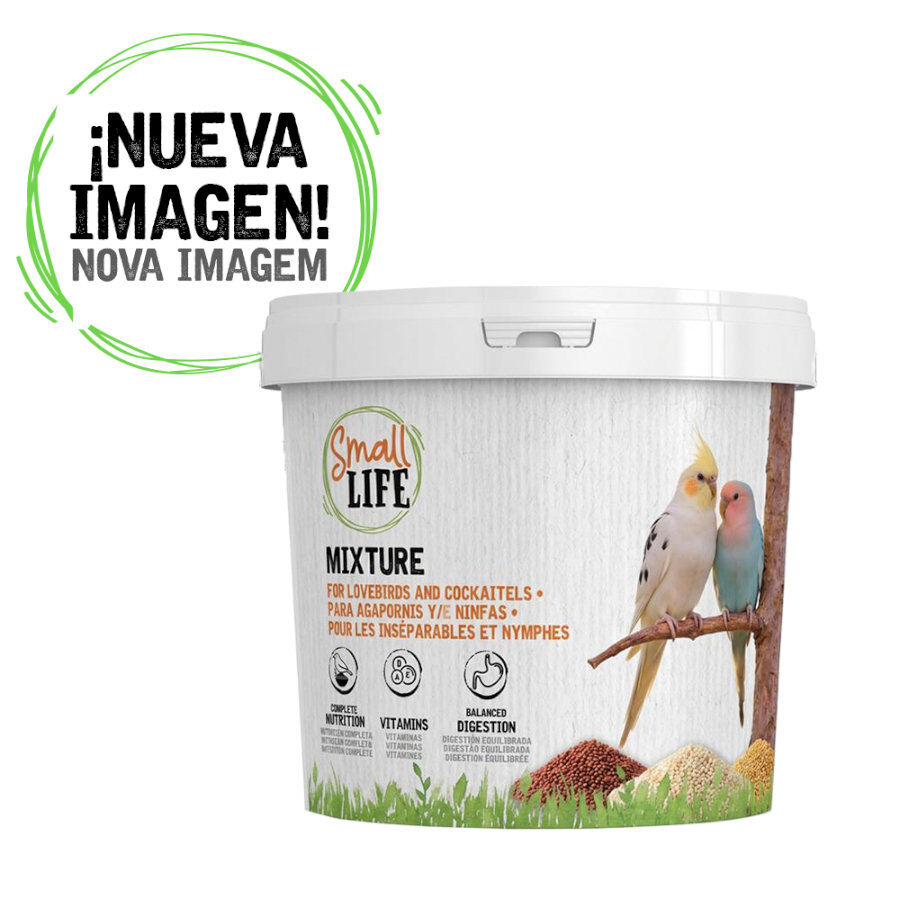 3.7 kg Small Life Mixtura Cubos para agapornis y ninfas, , large indicador imagen numero 1