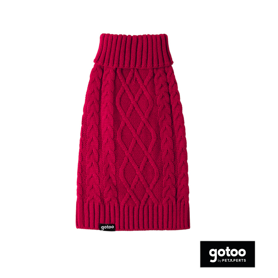 Gotoo Jersey de Punto Rojo para perros, , large indicador imagen numero 2