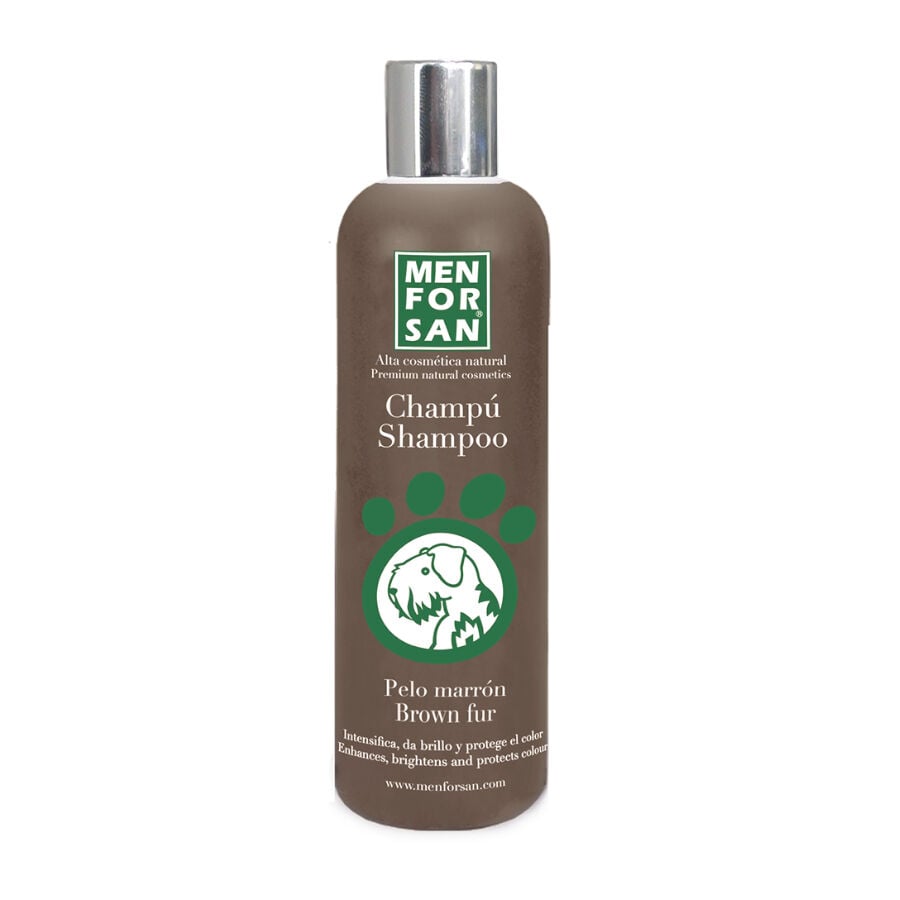 Menforsan Champ&uacute; Pelo Marr&oacute;n para perros
