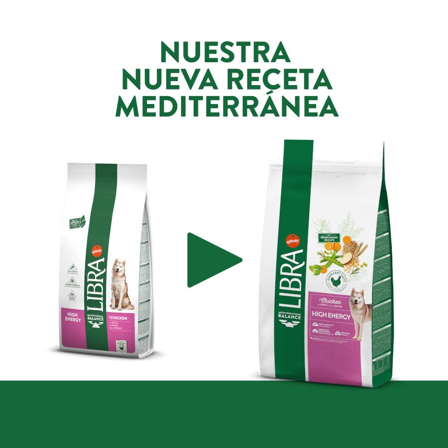 12 kg Libra High Energy Pollo pienso para perros, , large indicador imagen numero 2