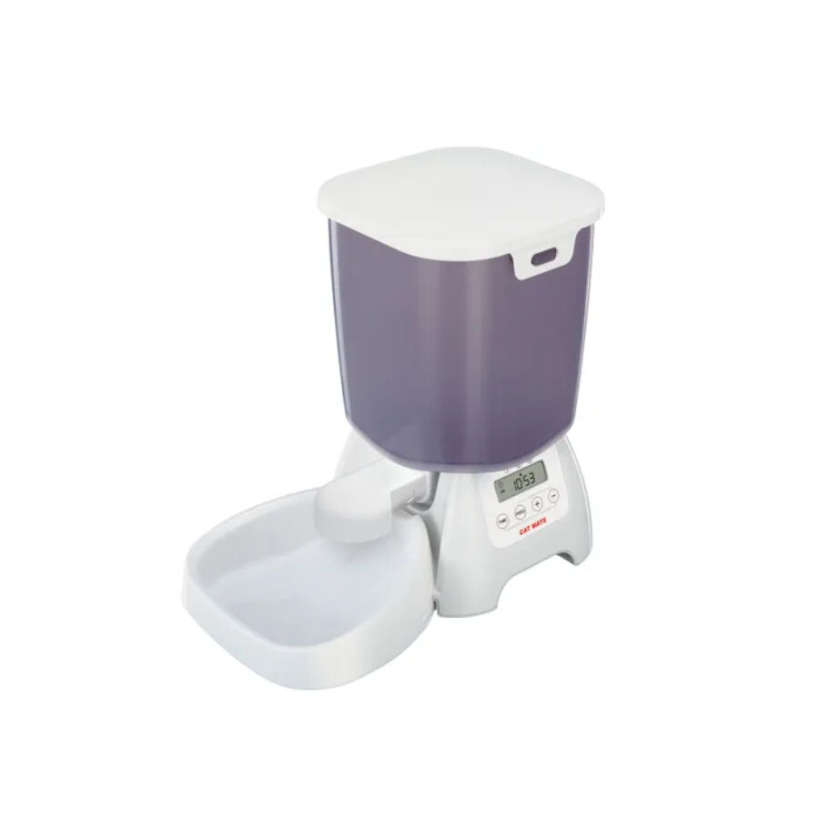 Flamingo Comedero Autom&aacute;tico Blanco para perros y gatos