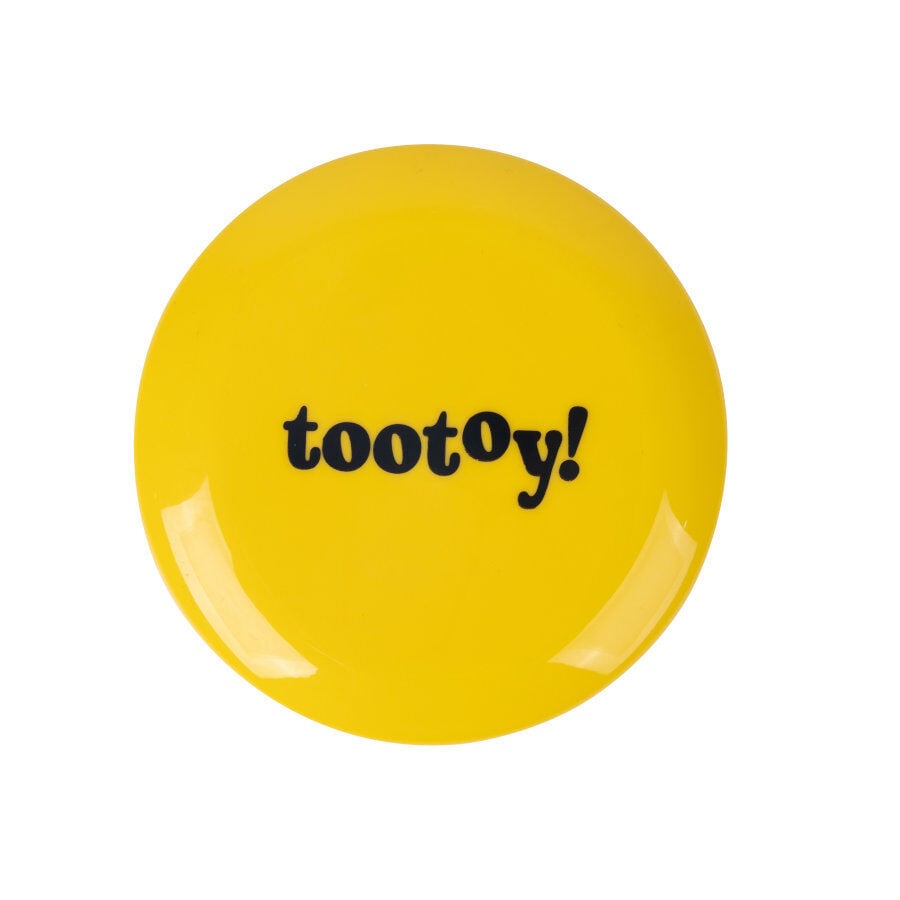 Tootoy! Flying disc Yellow Frisbee Amarillo para perros, , large indicador imagen numero 2