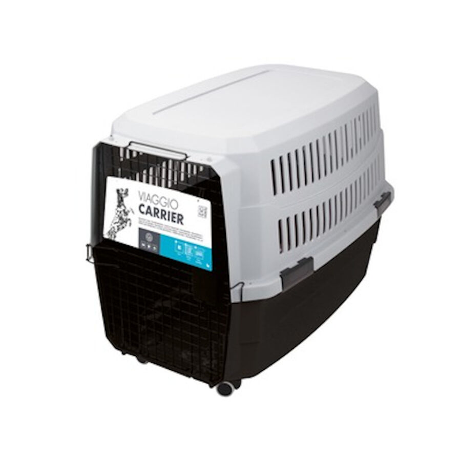 M-Pets Viaggio Transport&iacute;n Negro y Gris para perros