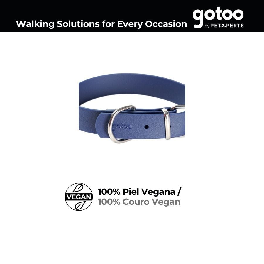 Gotoo Collar Biothane azul para perros, , large indicador imagen numero 4