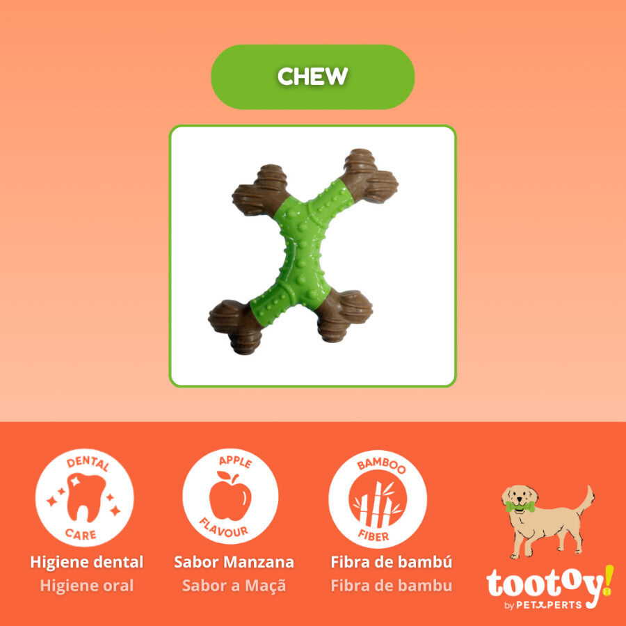 Tootoy! Hueso Mordedor Dental para perros, , large indicador imagen numero 3