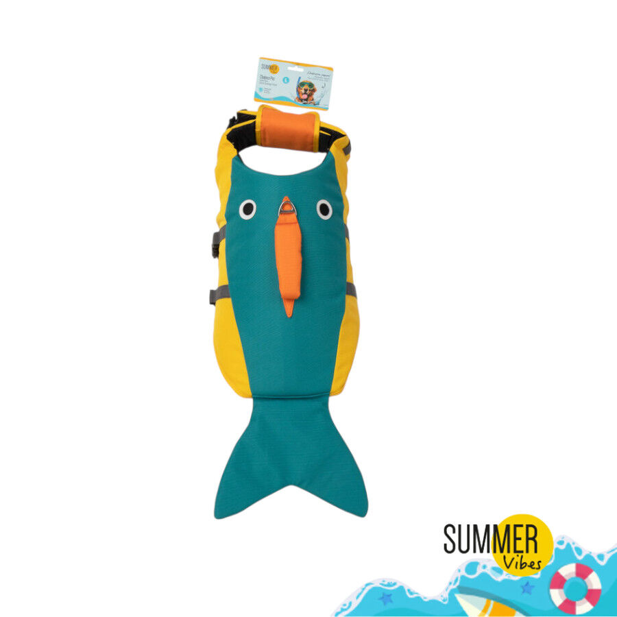 Summer Vibes Chaleco pez salvavidas para perro, , large indicador imagen numero 2