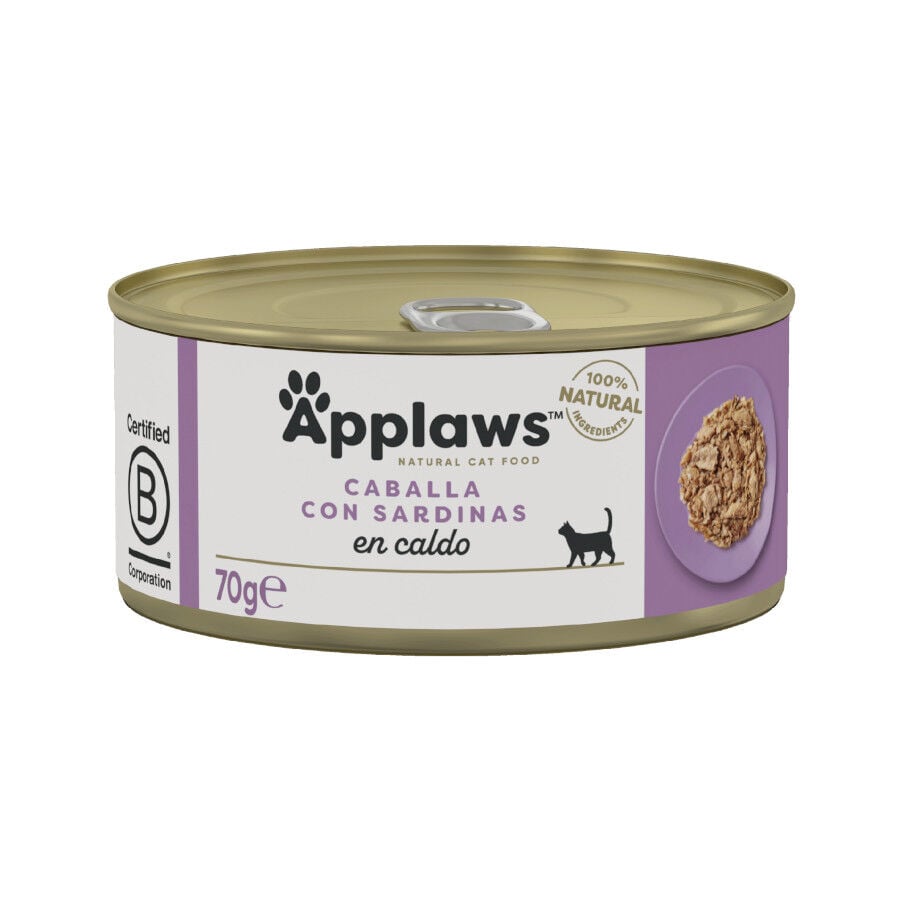 Applaws Caballa y Sardina lata para gatos