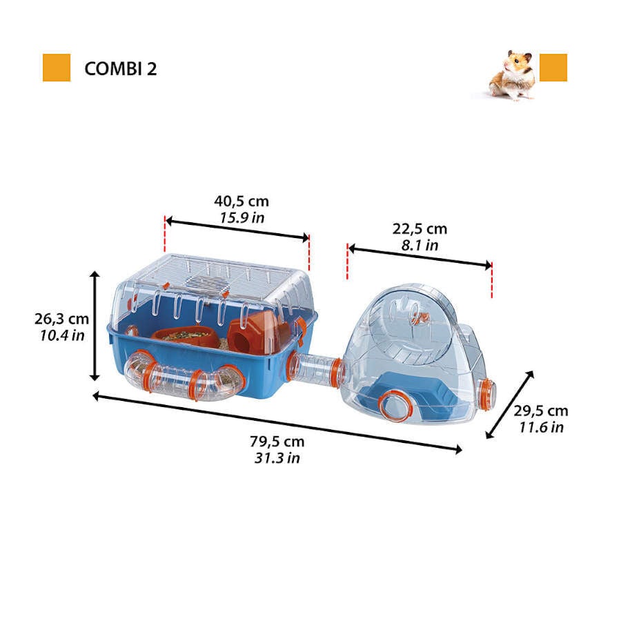 Ferplast Combi2 Complemento Jaula para h&aacute;msteres, , large indicador imagen numero 2
