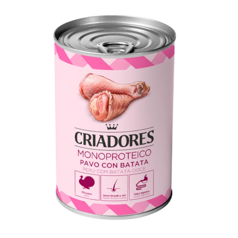 400 g Criadores Monoproteico Pavo y Batatas lata para perros, , large Imagen numero 1